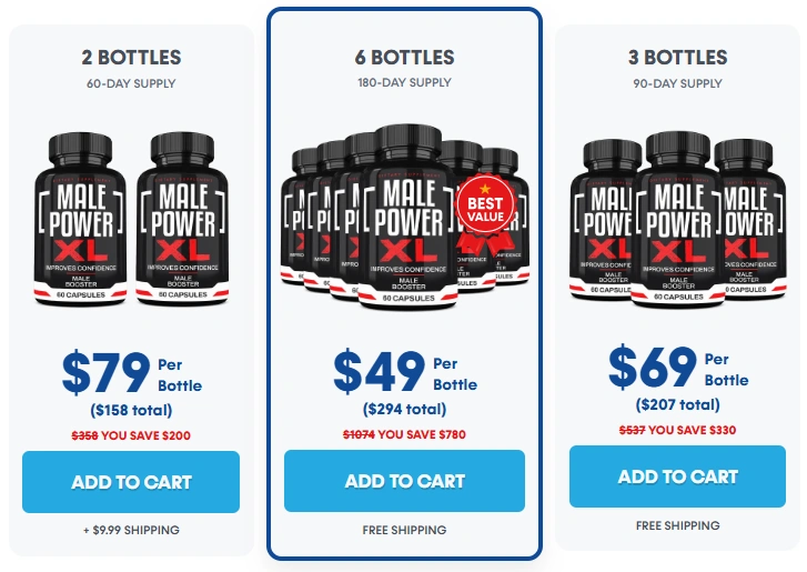 Male Power Special Discount Pricing